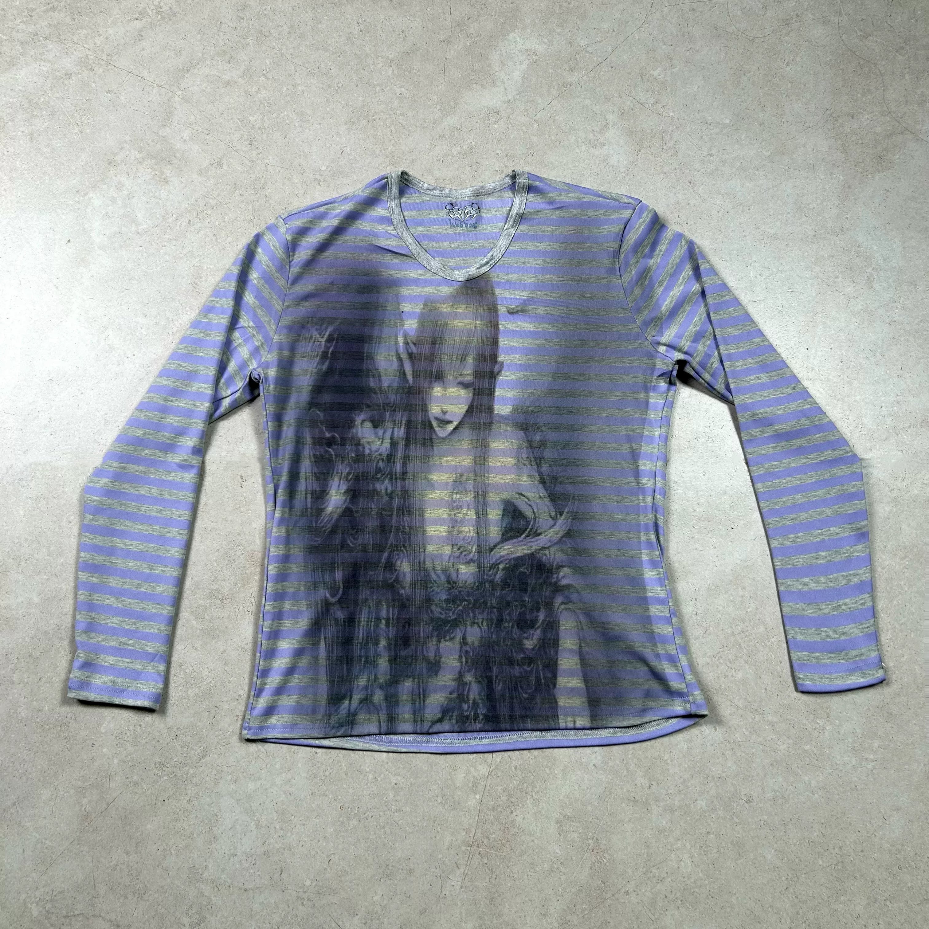 WEBBAR Striped Casual Versatile Long Sleeve