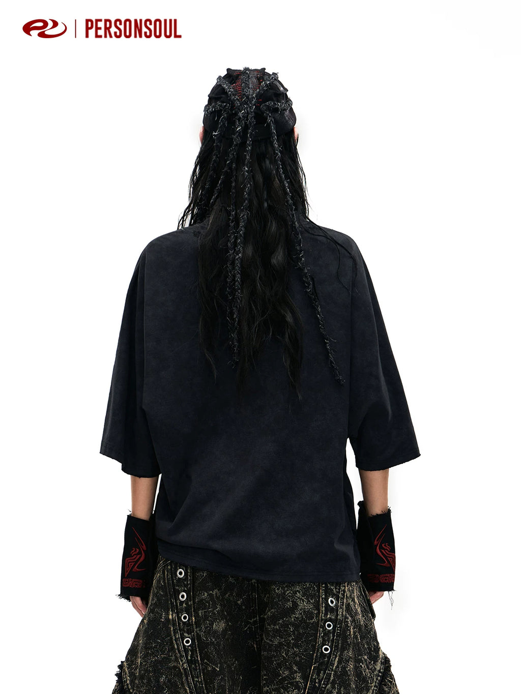 PERSONSOUL Irregular Breaking Loose Tee
