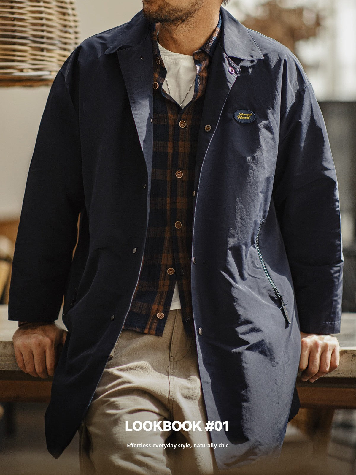 Madden Vintage Windbreaker Long Coat Jacket