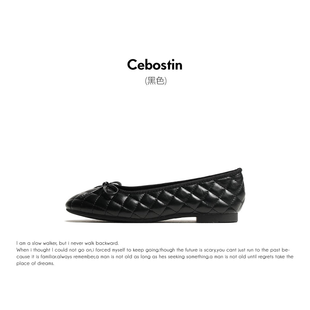Cebostin Bow Mary Jane Shoes
