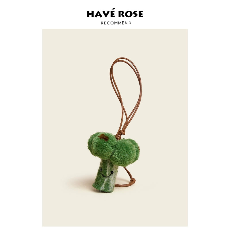 HAVEROSE Wool Felt Persimmon Ruyi Pendant