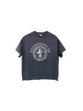 LIBERAFIT Hand-painted Badge Casual Round Neck Tee