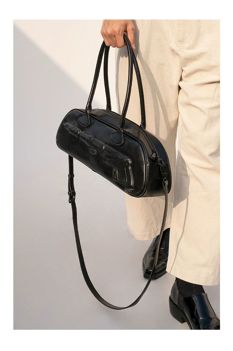 CONP GUNN Plaque Shoulder Bag