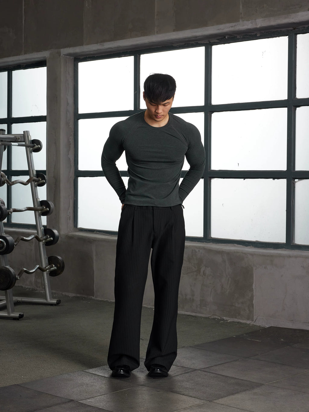 AFTERGLOW Skin-friendly Base Casual Warm Slim Long Sleeves