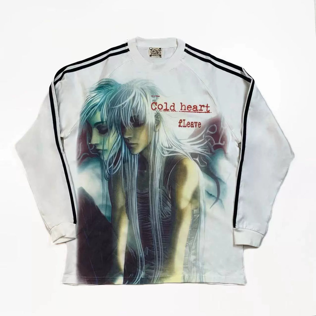 WEBBAR Y2k Video Game Character Long-sleeved Football Jersey