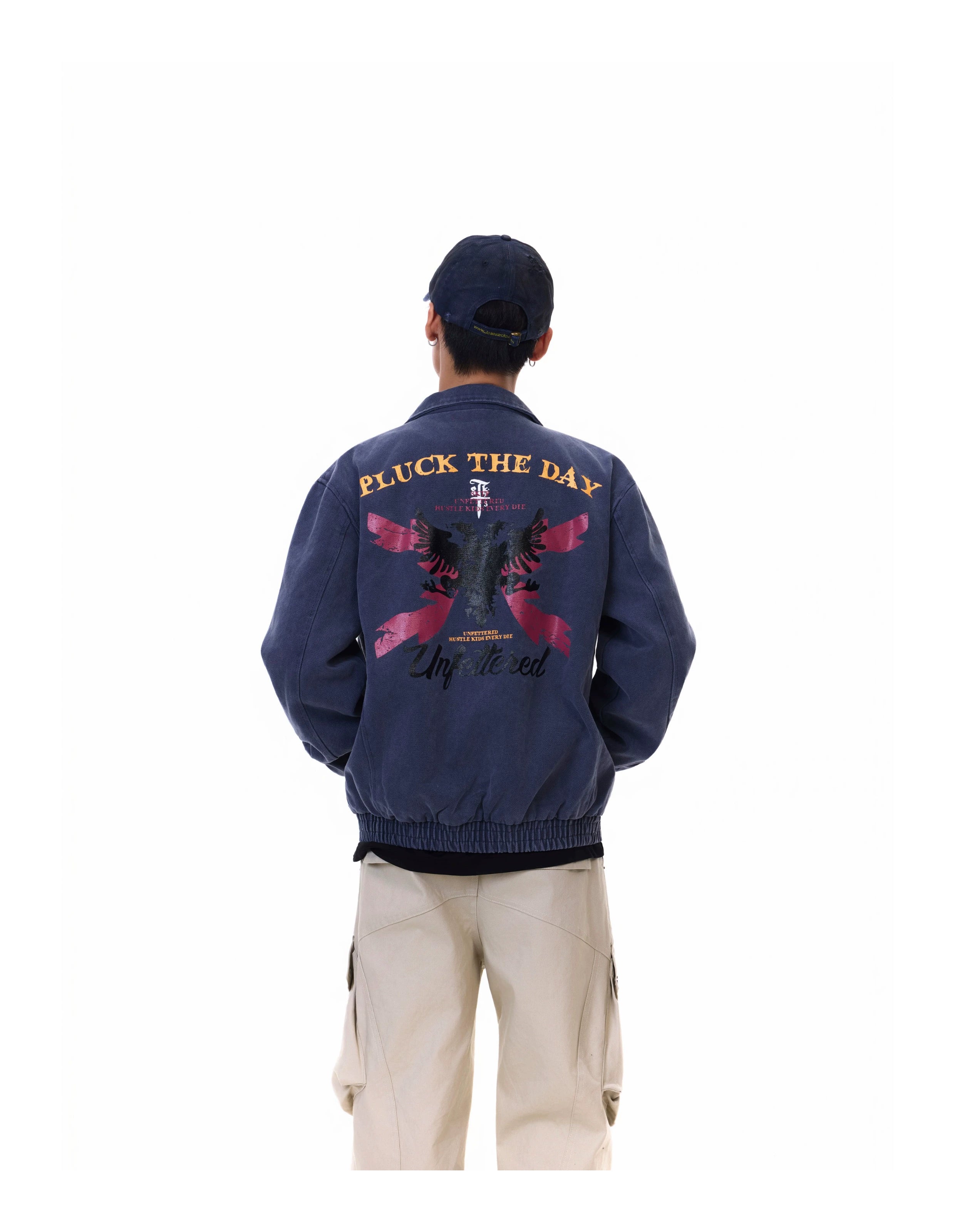 BTSG Dyed Short and Wide Retro Tooling Casual Jacket