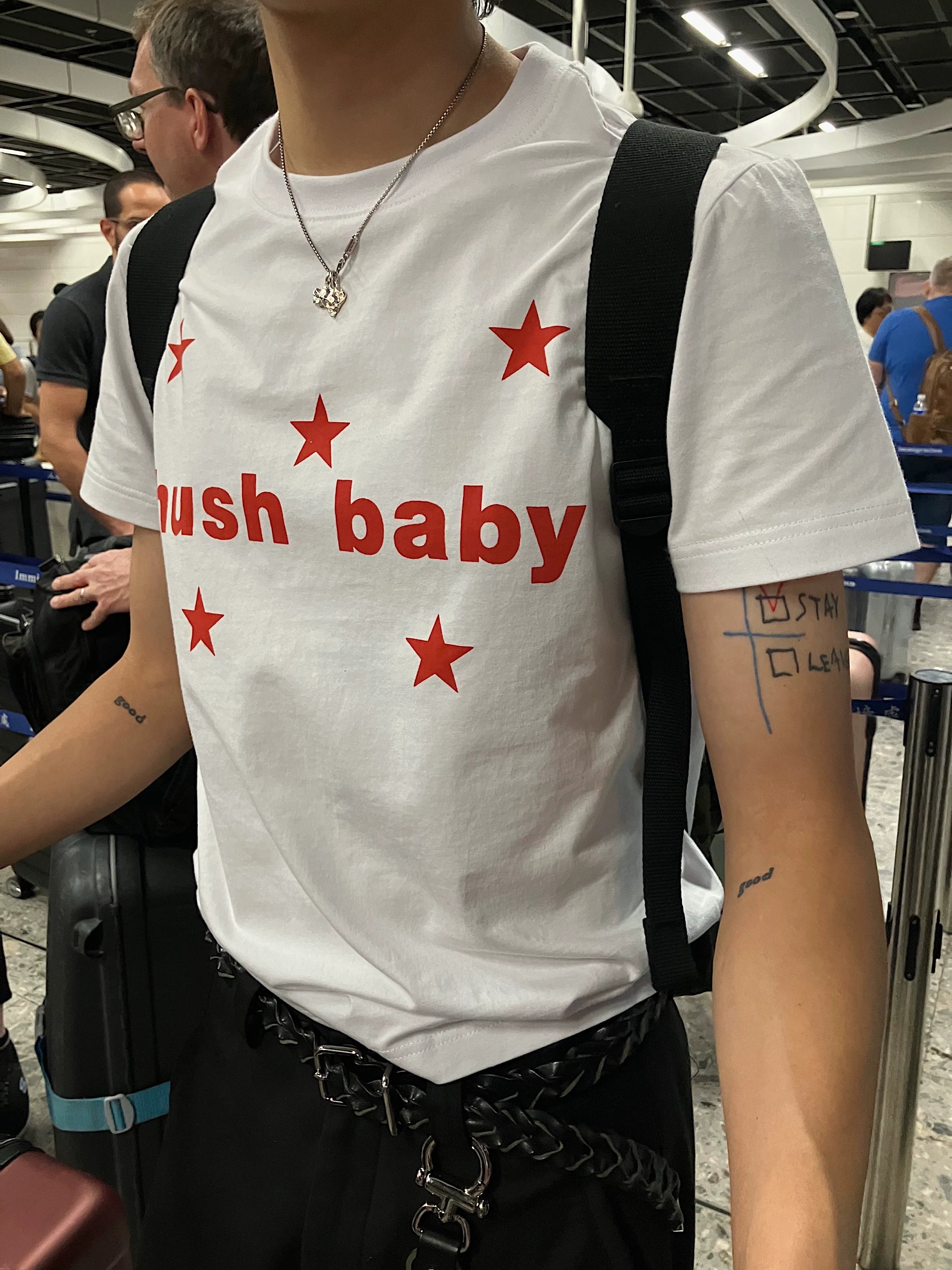Mcmxciii Star Element Tagline Front Shoulder Tee