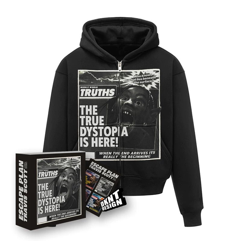 DKNT Fleece Washed Old Heavy Hoodie