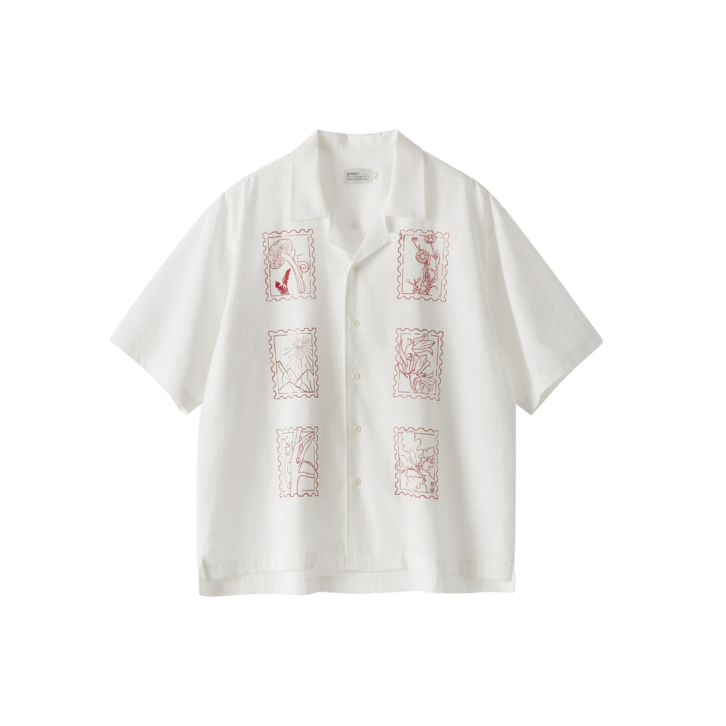 BUTTBILL 25SS Non-sensory water pulp cuban collar shirt