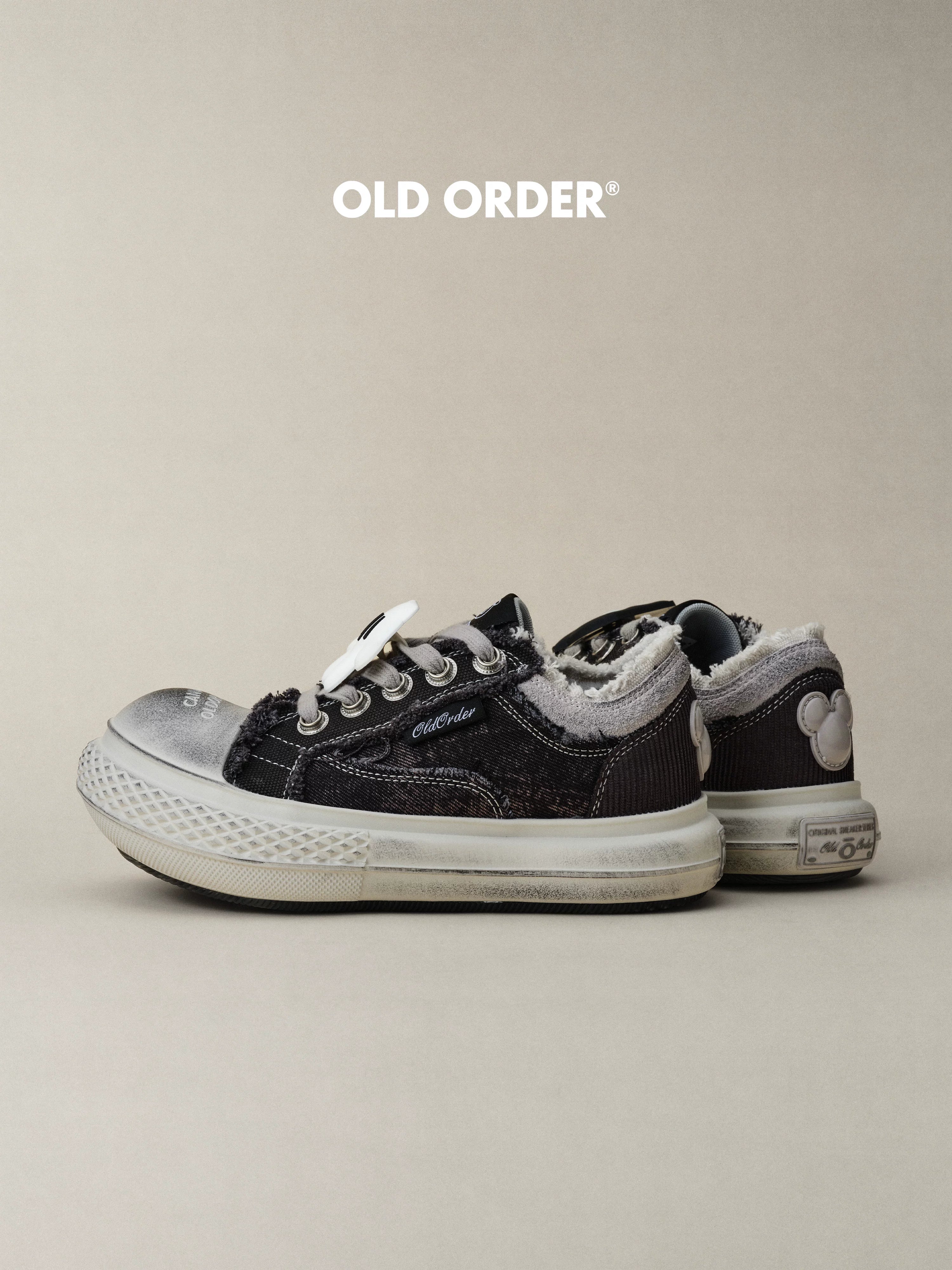 OLDORDER Thick-soled Heightening Big-head Casual Shoes