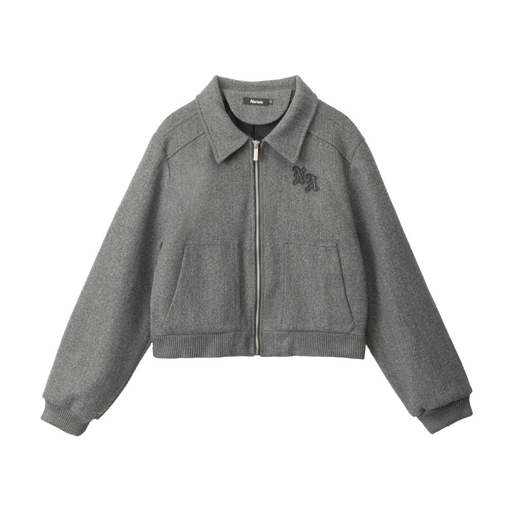 Nariele Vintage Short Versatile Slim Shoulder Jacket