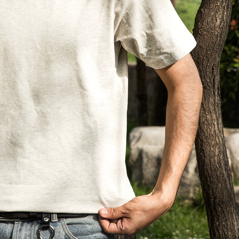 WESTELEVEN Small LOGO Crew Neck Tee