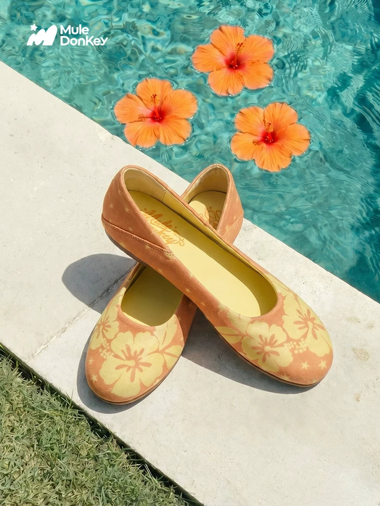 Donkey Shallow Mouth Round Head Shoes