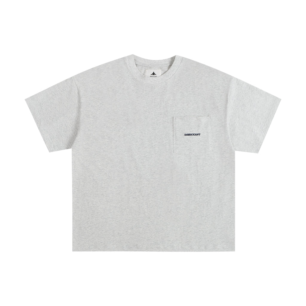 DESICCANT Embroidery LOGO Silhouette Loose Tee