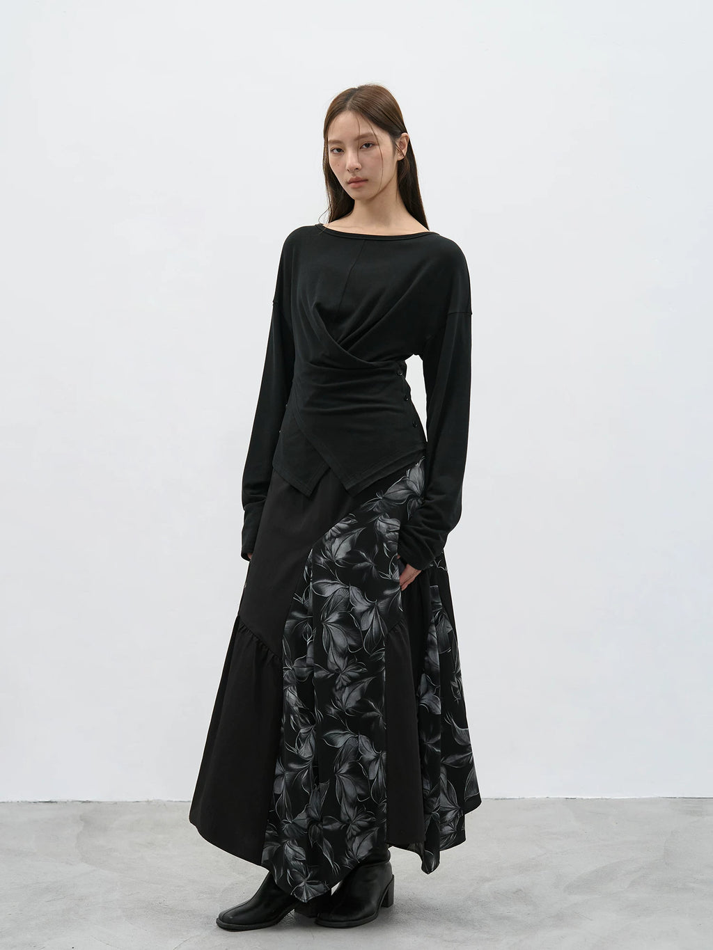 EIGHTHMONTH Mosaic Irregular Long Dress
