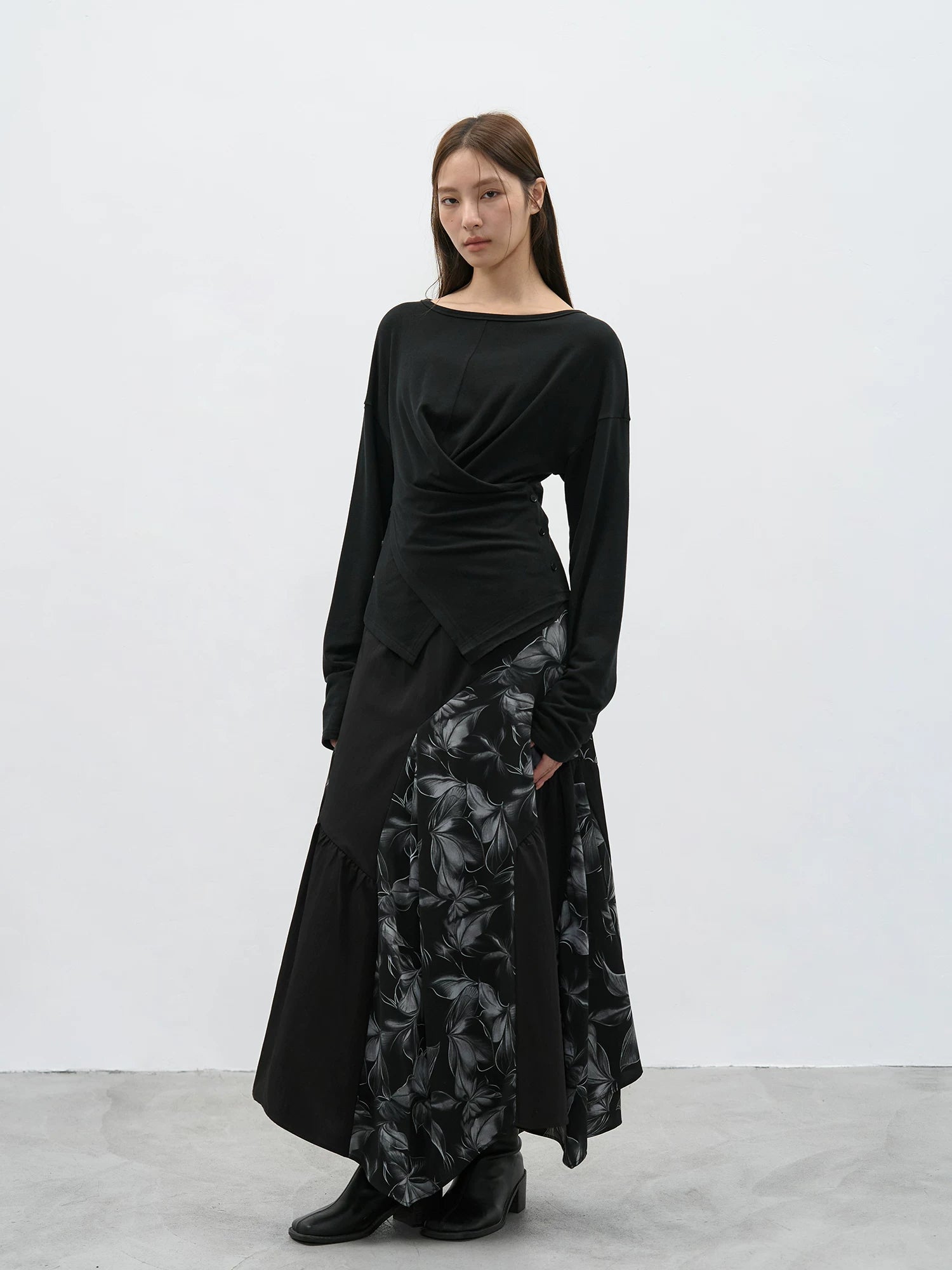 EIGHTHMONTH Mosaic Irregular Long Dress