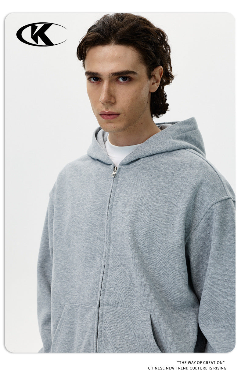11KN Sports Hooded Loose and Thin Jacket