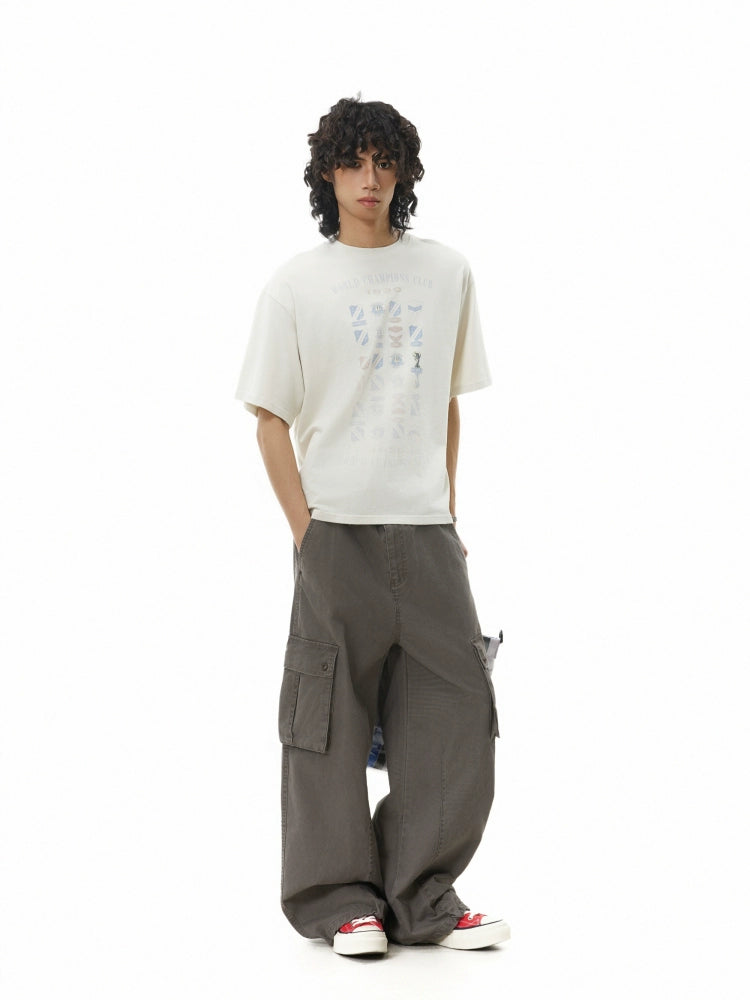 BTSG Retro Silhouette Loose Casual Versatile Tee