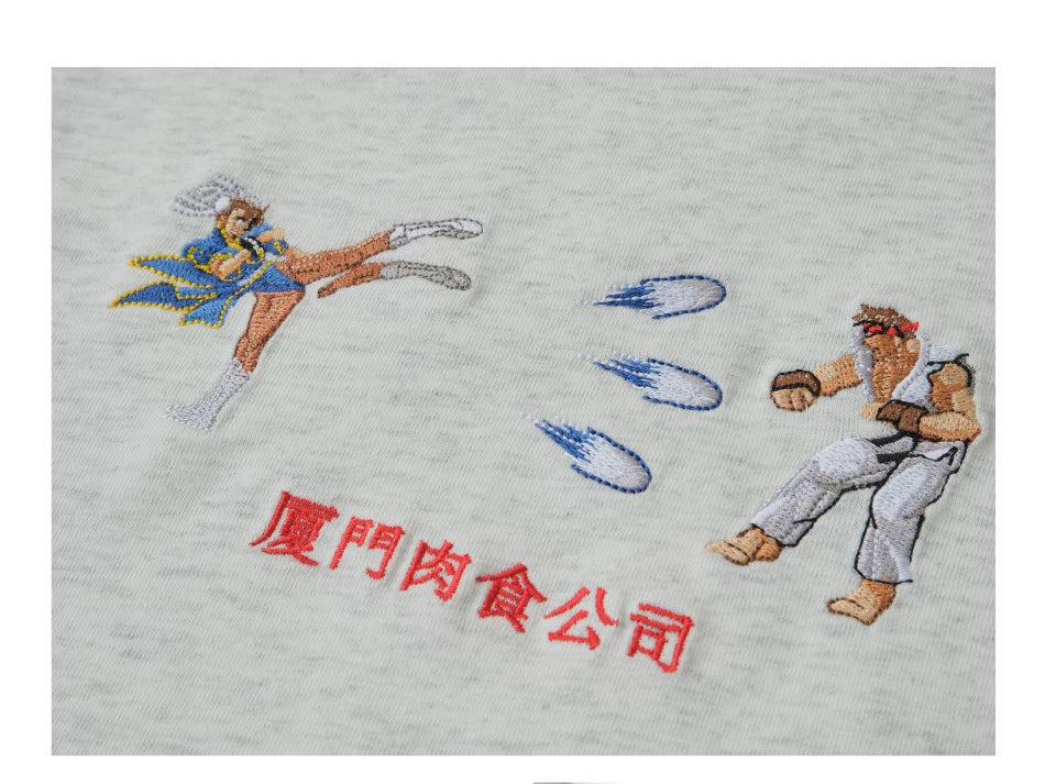 Battles Loose Casual Embroidery Cool Tee