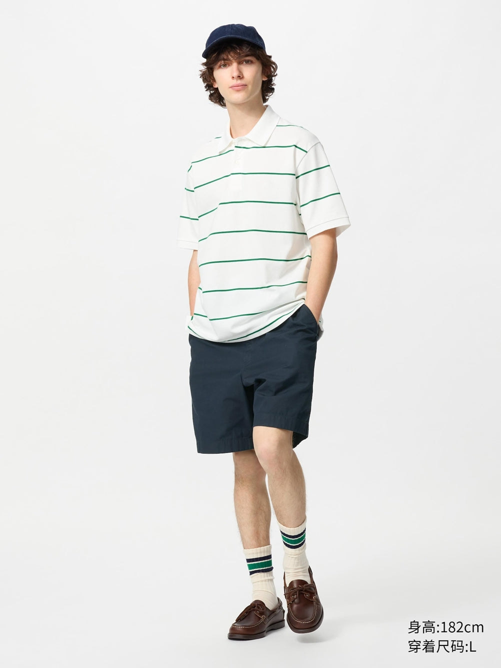 Uniqlo x JW men's and women's fast-drying POLO shirt short-sleeved striped T-shirt 25 spring and summer new 478788
