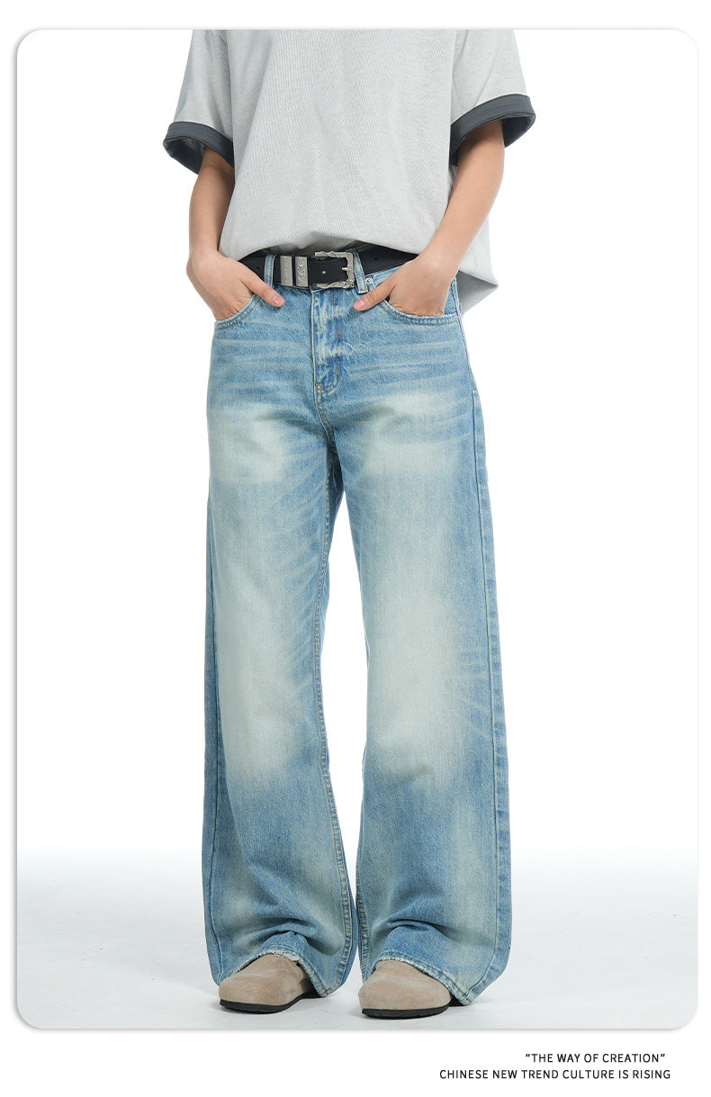 11KN Vintage Old Loose Wide Leg Jeans