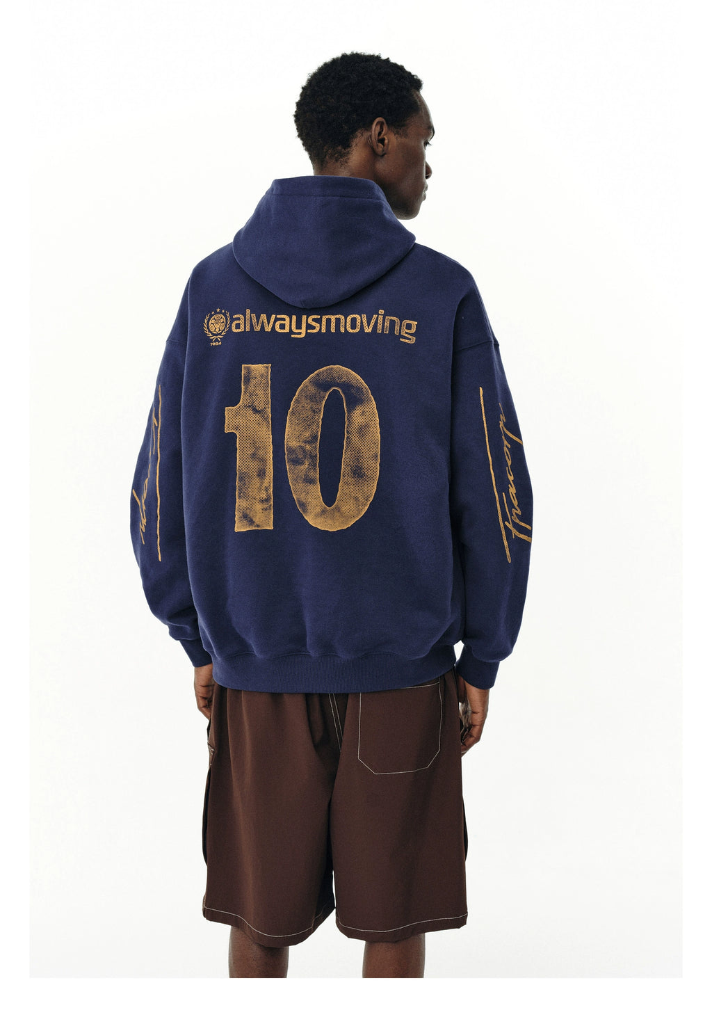 FPA Hooded Digital Retro Mottled Sweater