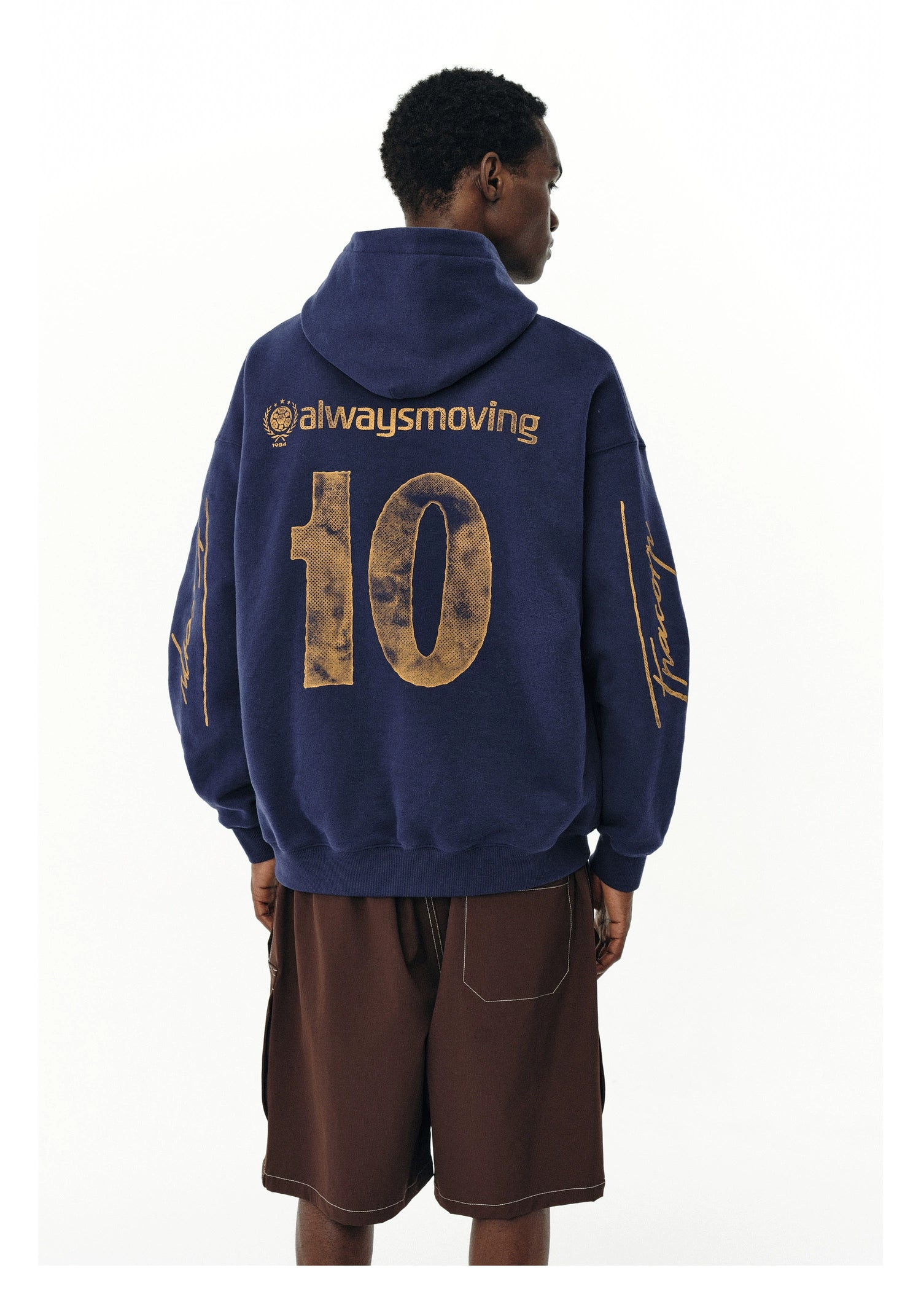 FPA Hooded Digital Retro Mottled Sweater