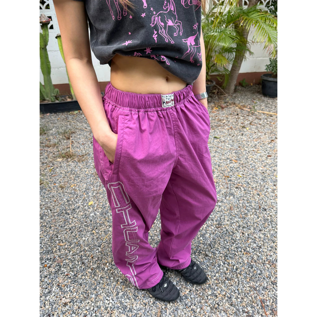 CCYE Thin Quick-drying Embroidered Loose Casual Pants