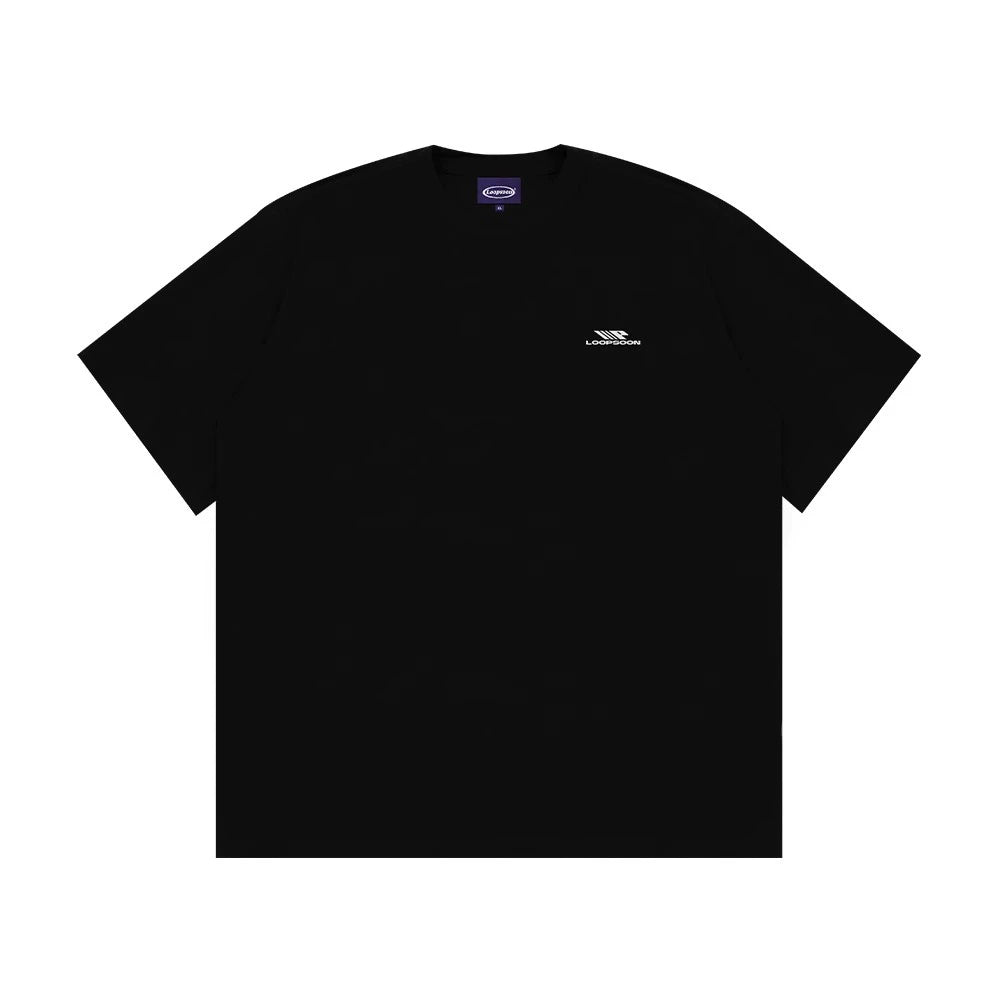 Loopsoon Back Letter Print Versatile Tee