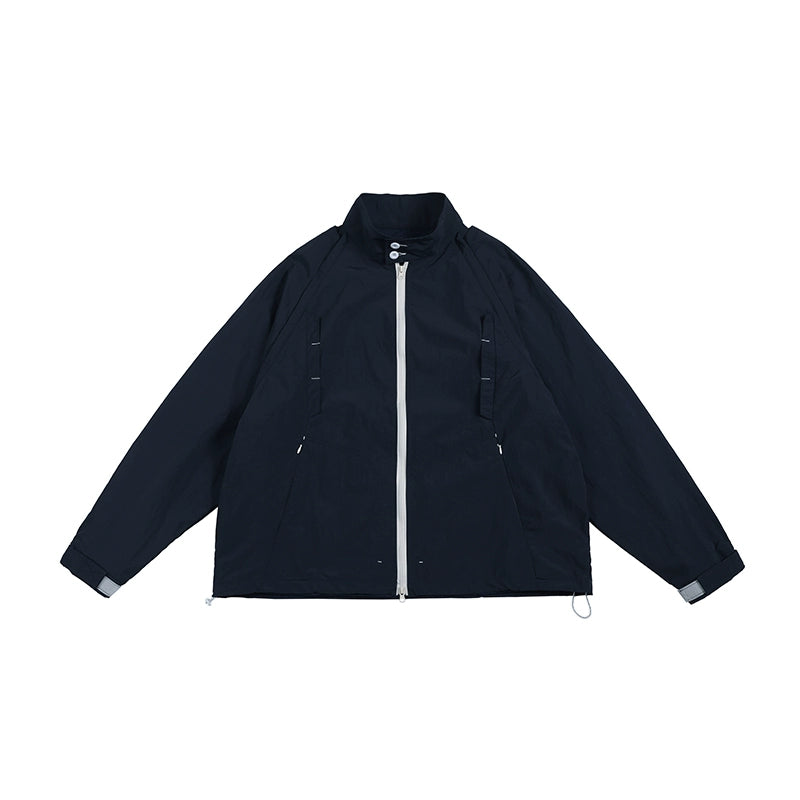 NOEARS Japanese Retro Loose Stand-up Jacket