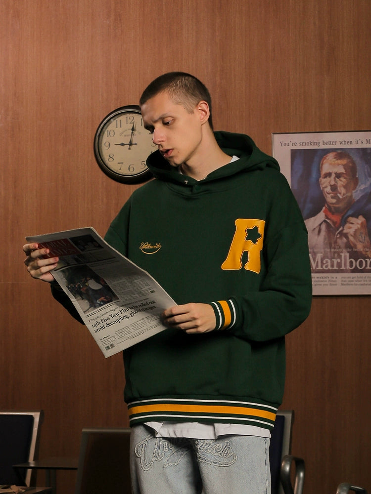 UNTILWERICH Vintage Versatile Hooded Sweater