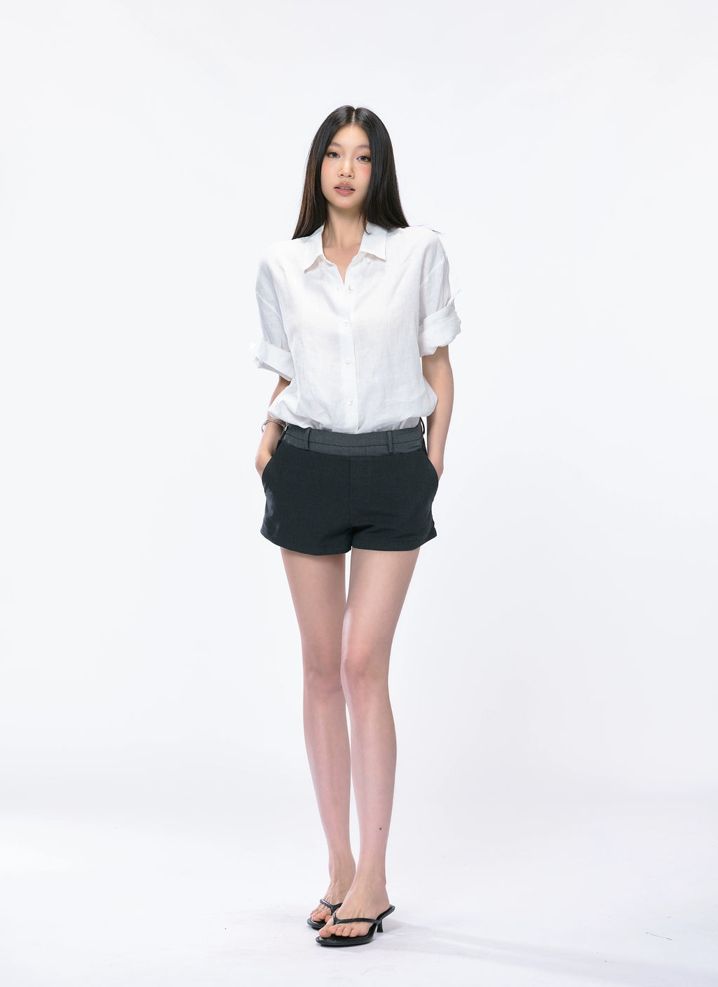 WITHMIN Loose and Slim Casual Shirt
