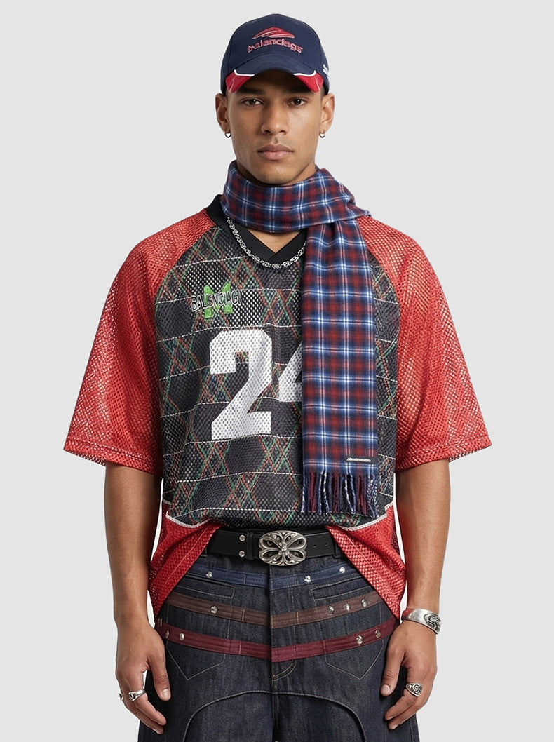 Inflation V-neck Digital Printing Casual Tee