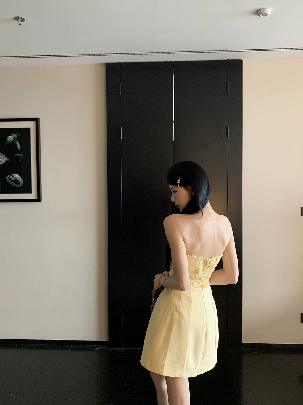 YOUNG KYLIN Retro Waist Dress