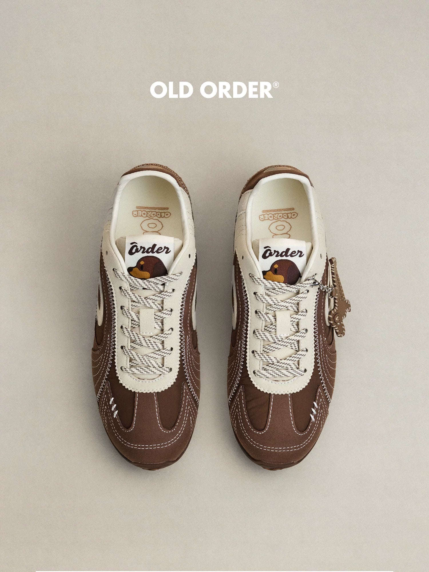OLDORDER Retro Color Matching Casual Shoes