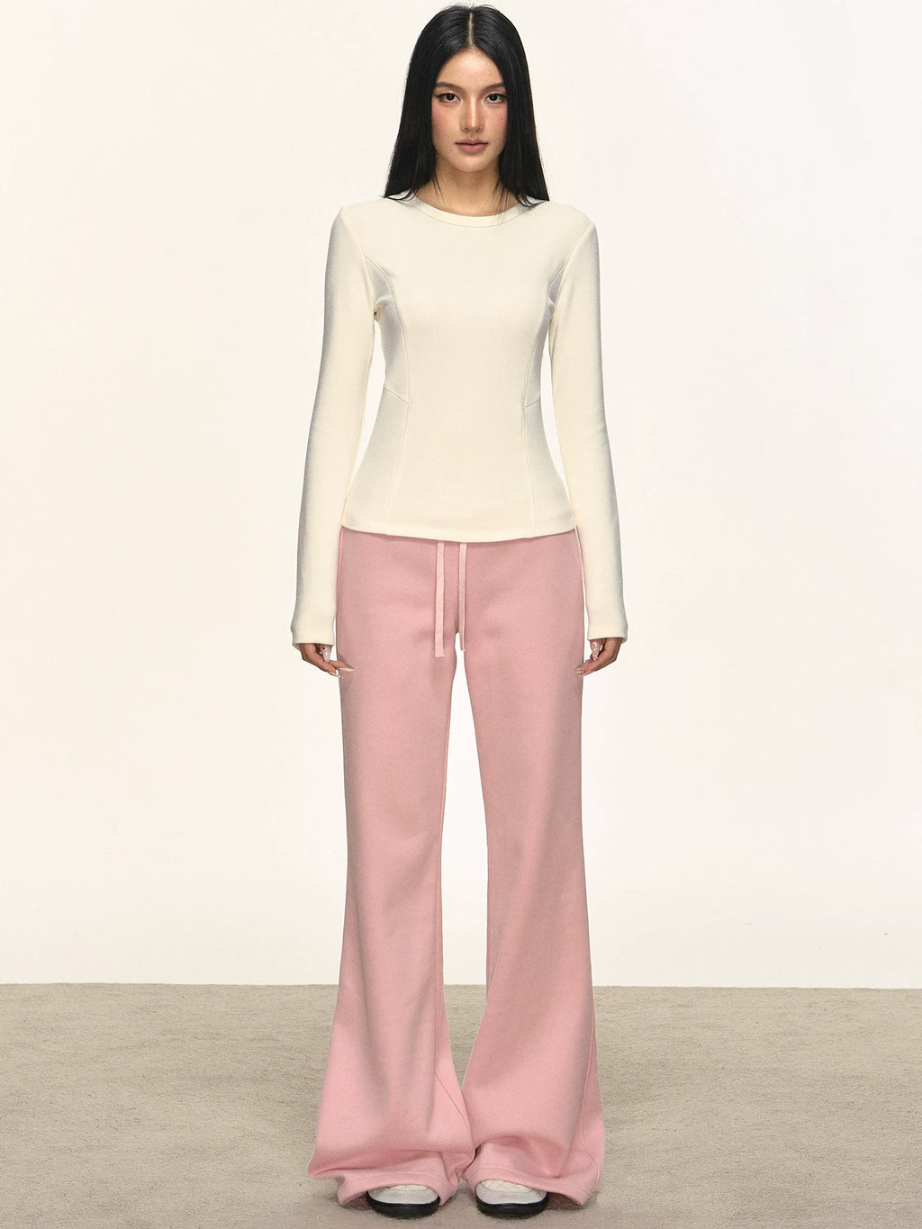 Anna Aneae Drawstring Drape Slim Slim Slim Slim Pants