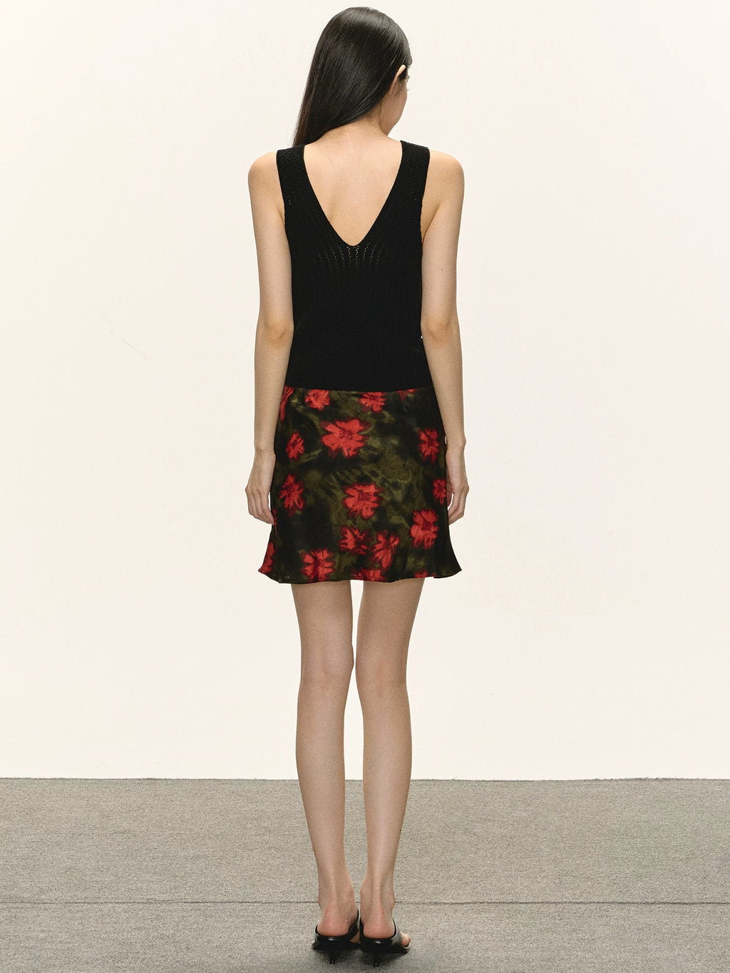 Anna Aneae High Waist Flower Skirt