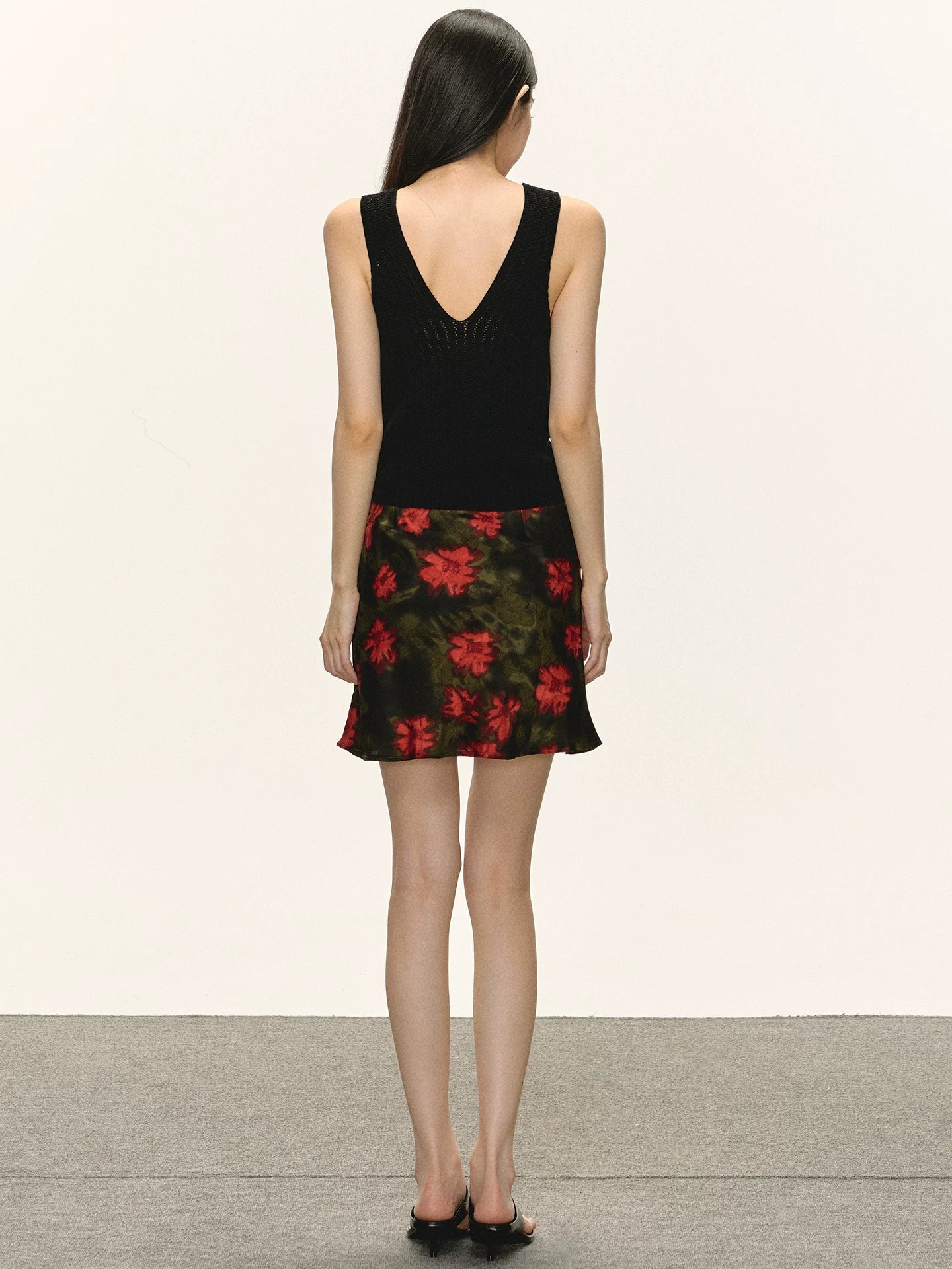 Anna Aneae High Waist Flower Skirt