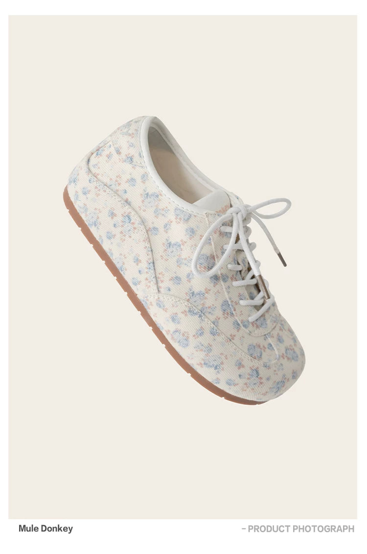 Mule Donkey Floral Ballet Shoes