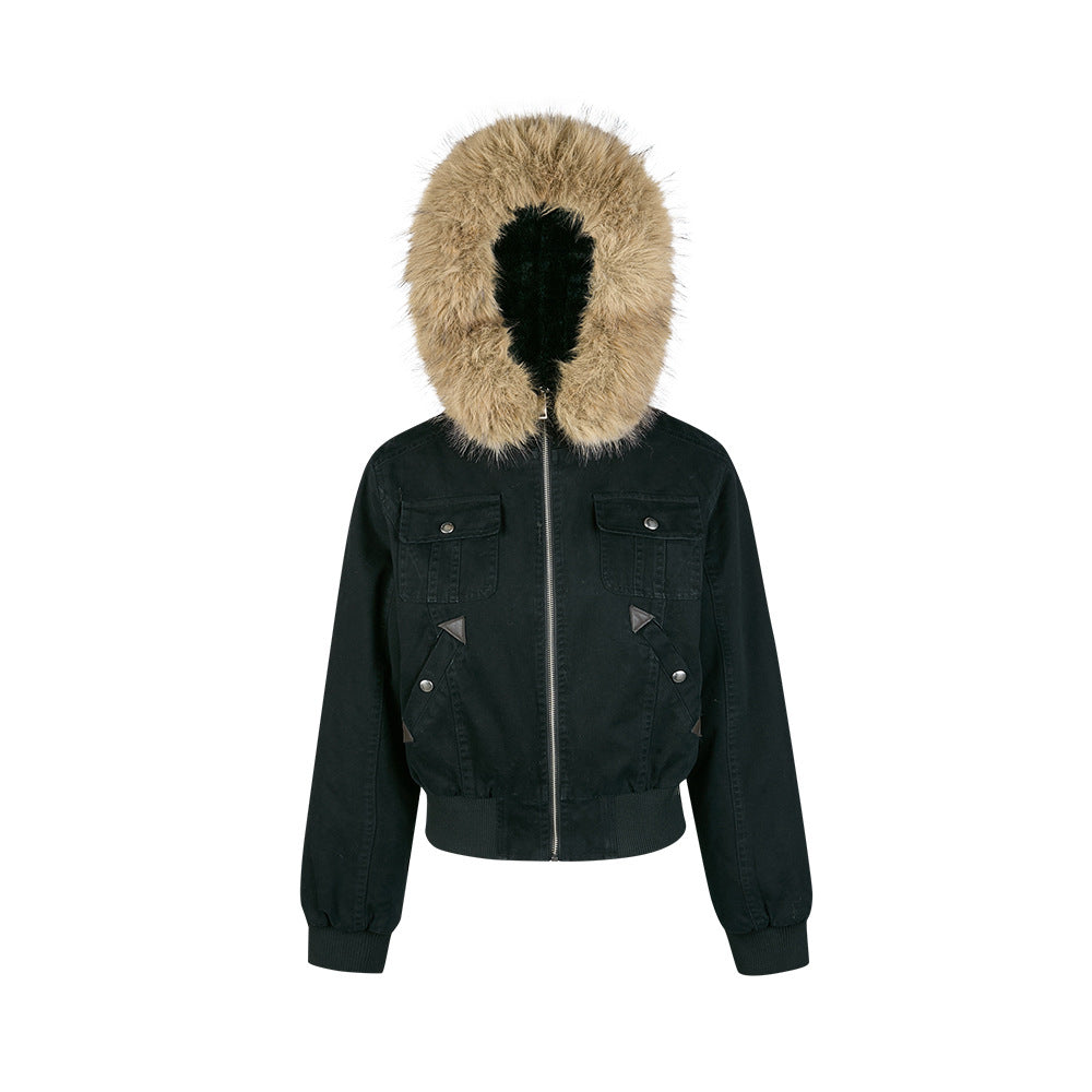 MADEEXTREME Fur Collar Tooling Jacket