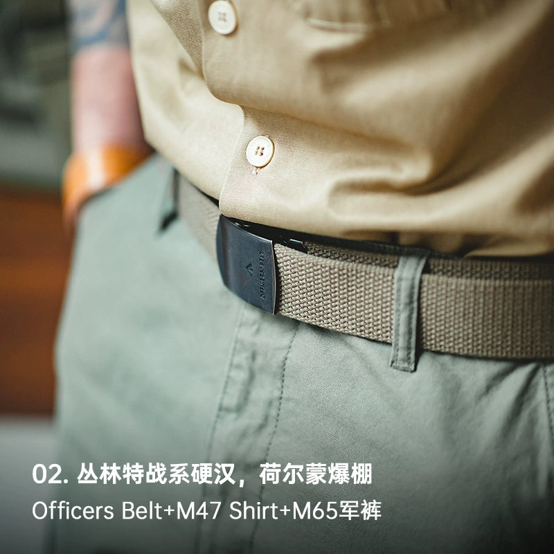 Maden Vintage Non-Porous Elastic Braided Belt