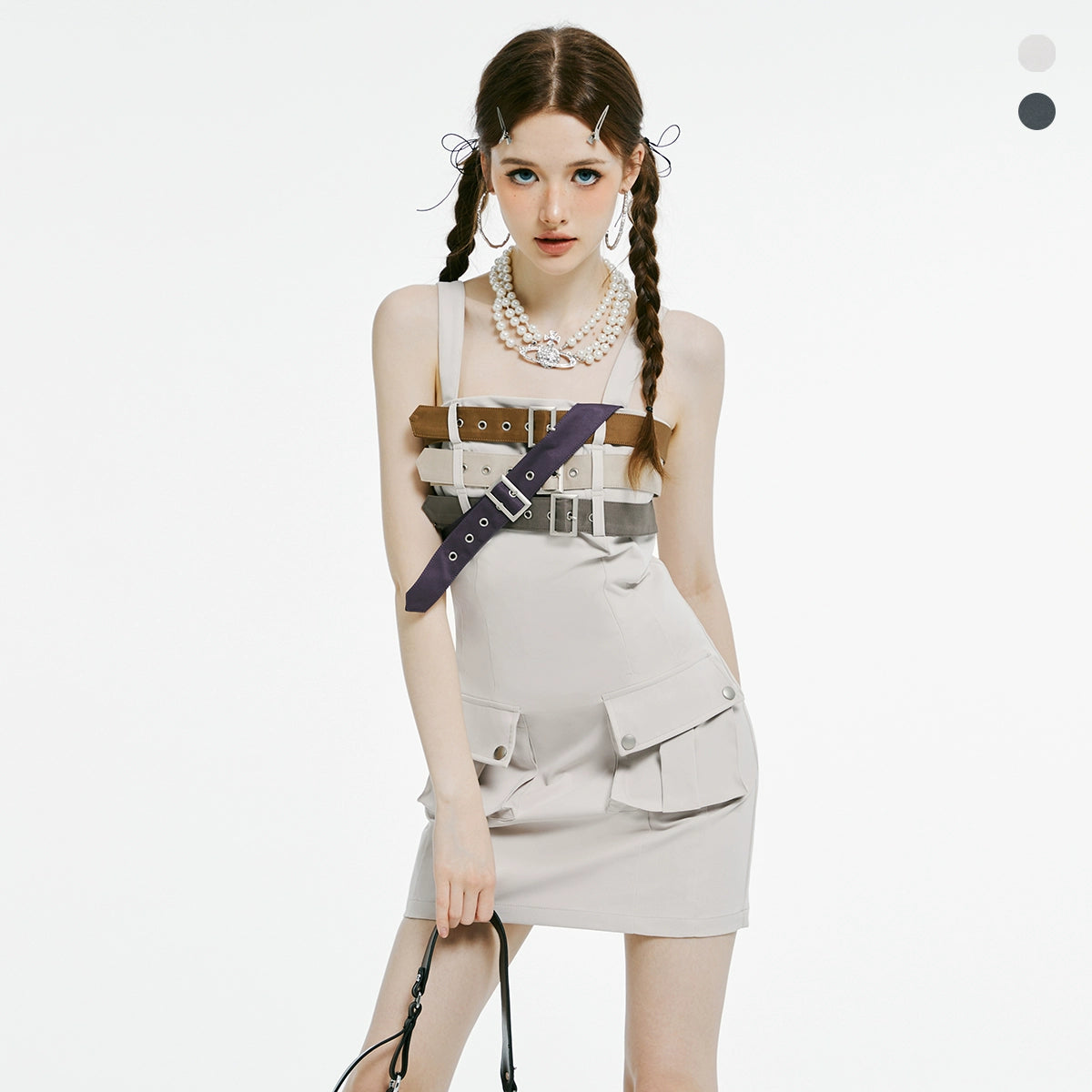 Imone Sweet Cool Functional Wind Suspender Dress