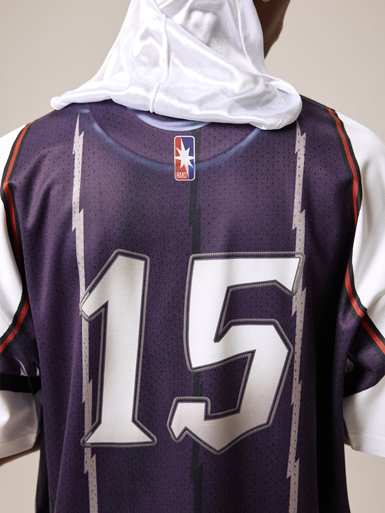 Remedy Raptors Carter Digital Printing Fake Two-piece Short Sleeve Tee