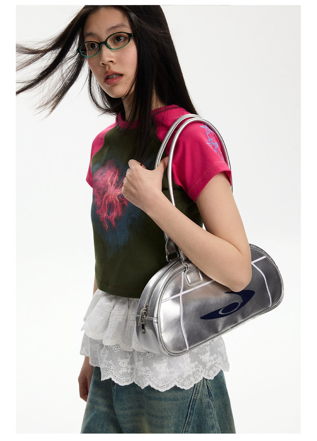 NewJNXS Three-dimensional Embroidered Baseball Bag