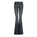 ABMY Retro Washed Slim and Thin Stretch Flared Pants