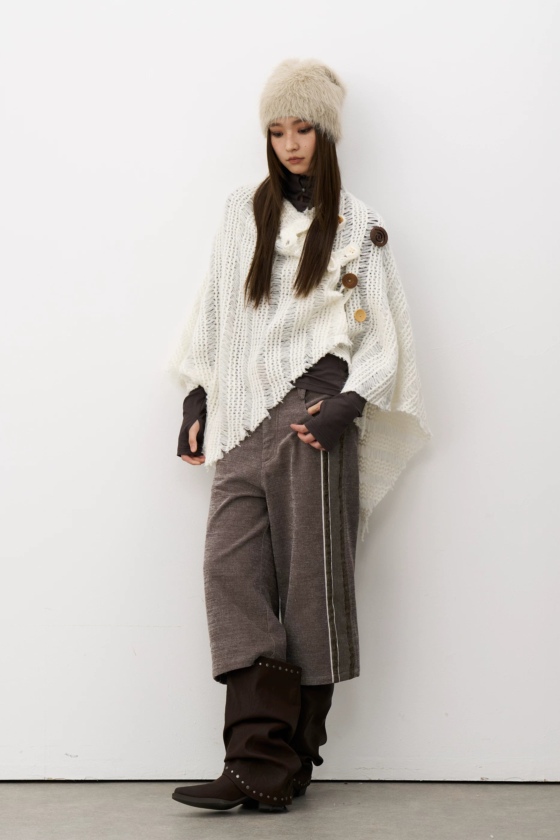 THELIGHT Casual Button Versatile Shawl