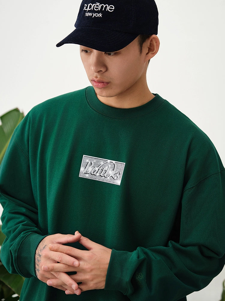 Battles Diamond Print Logo Long Sleeve