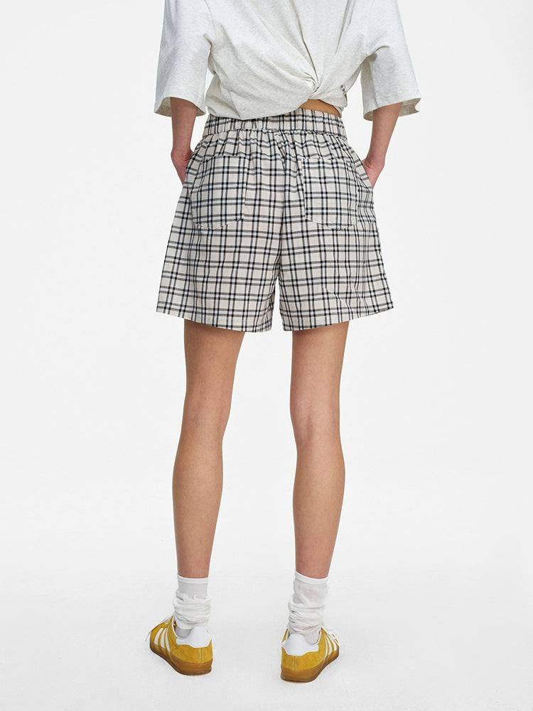 BGT American Retro Plaid Shorts