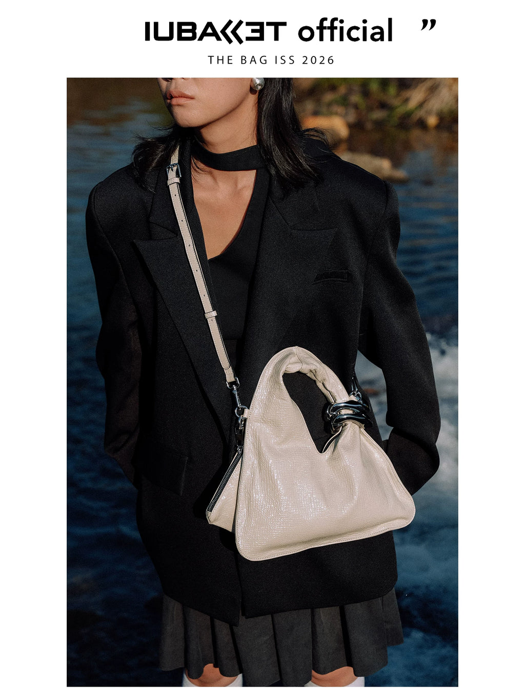 IUBALLET First-layer Cowhide Messenger Bag