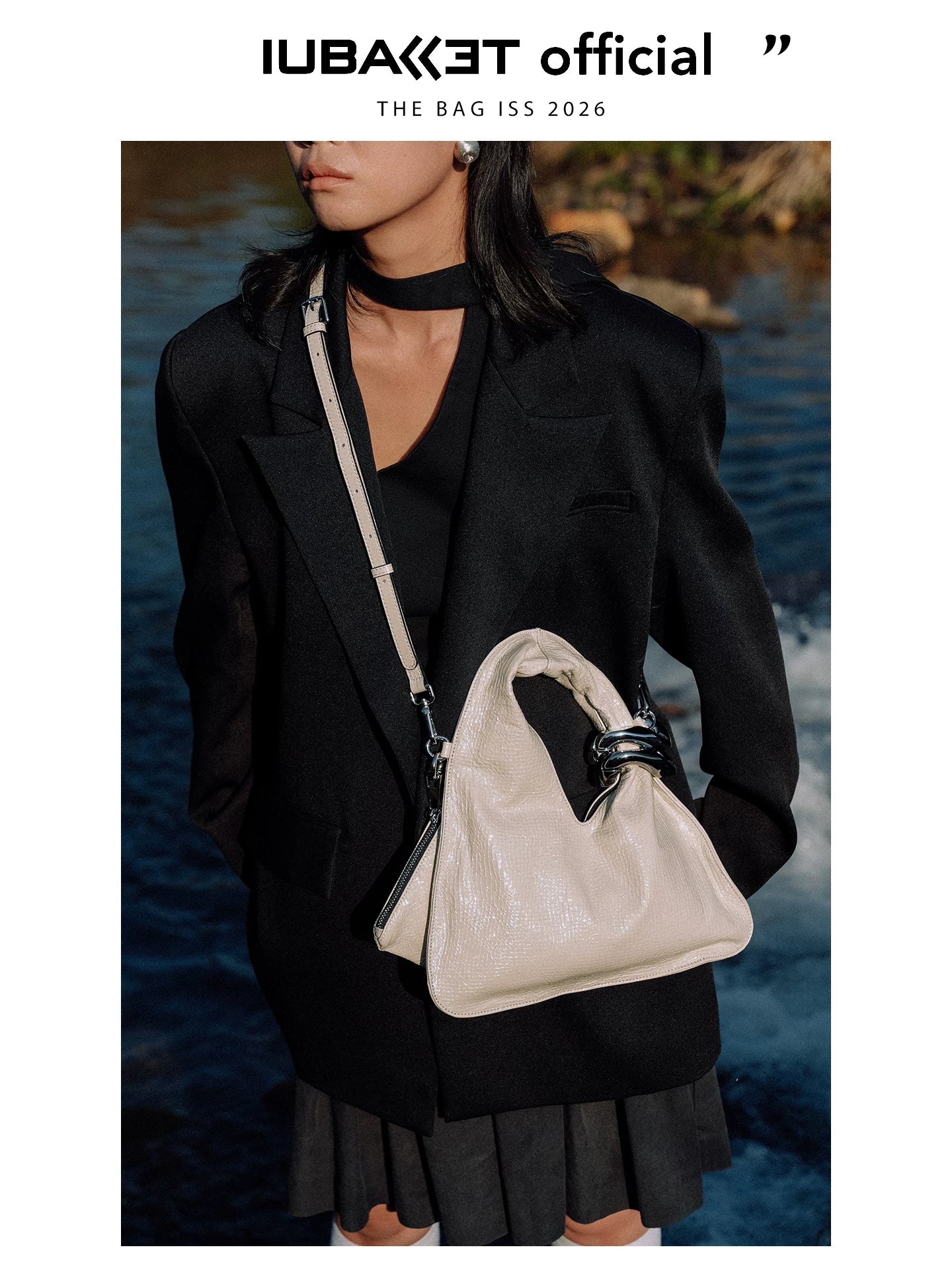 IUBALLET First-layer Cowhide Messenger Bag